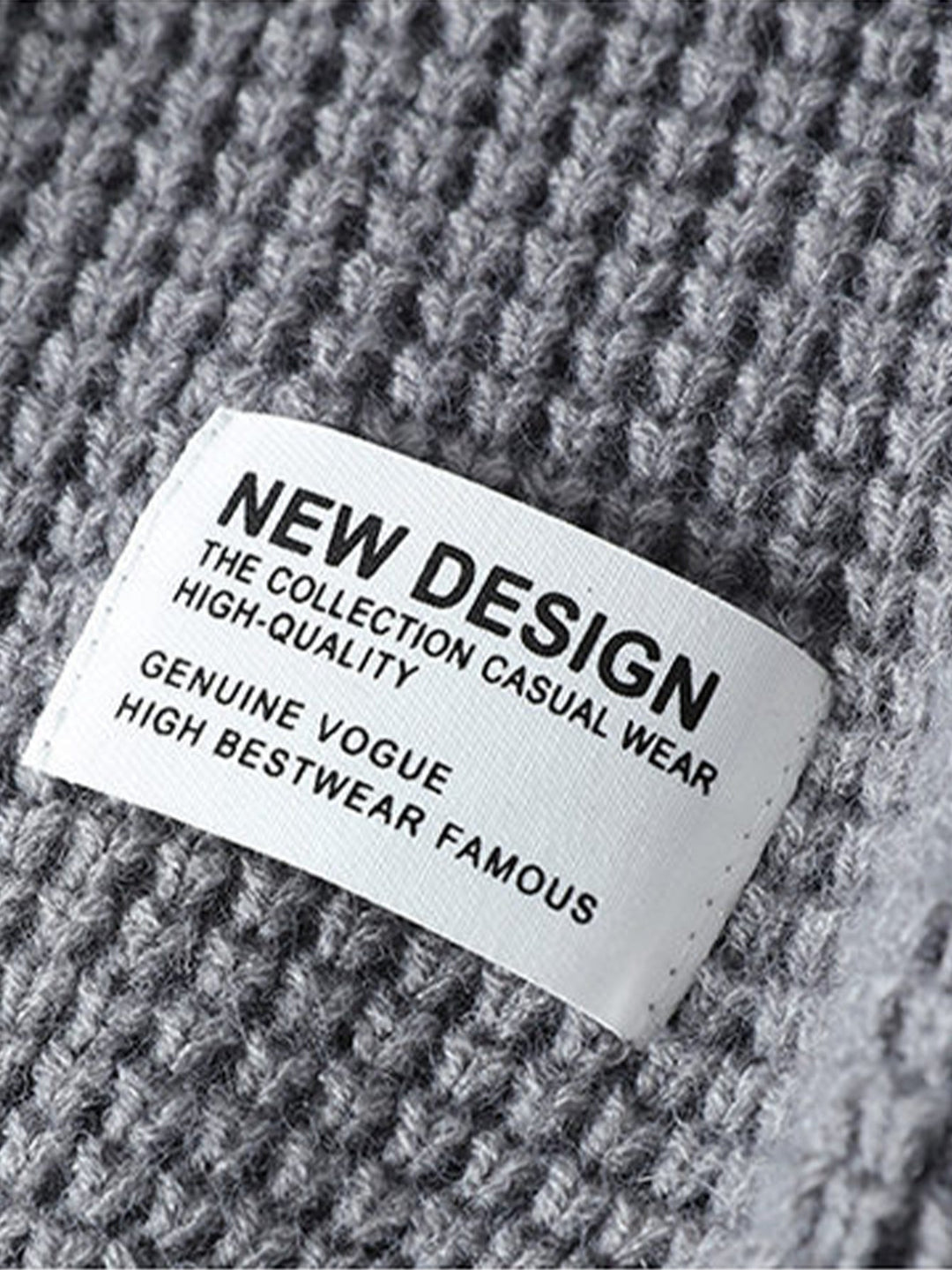 Waffle Crew Neck Sweater