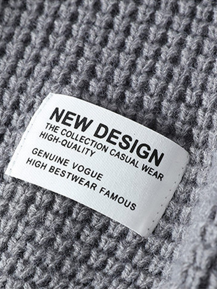 Waffle Crew Neck Sweater