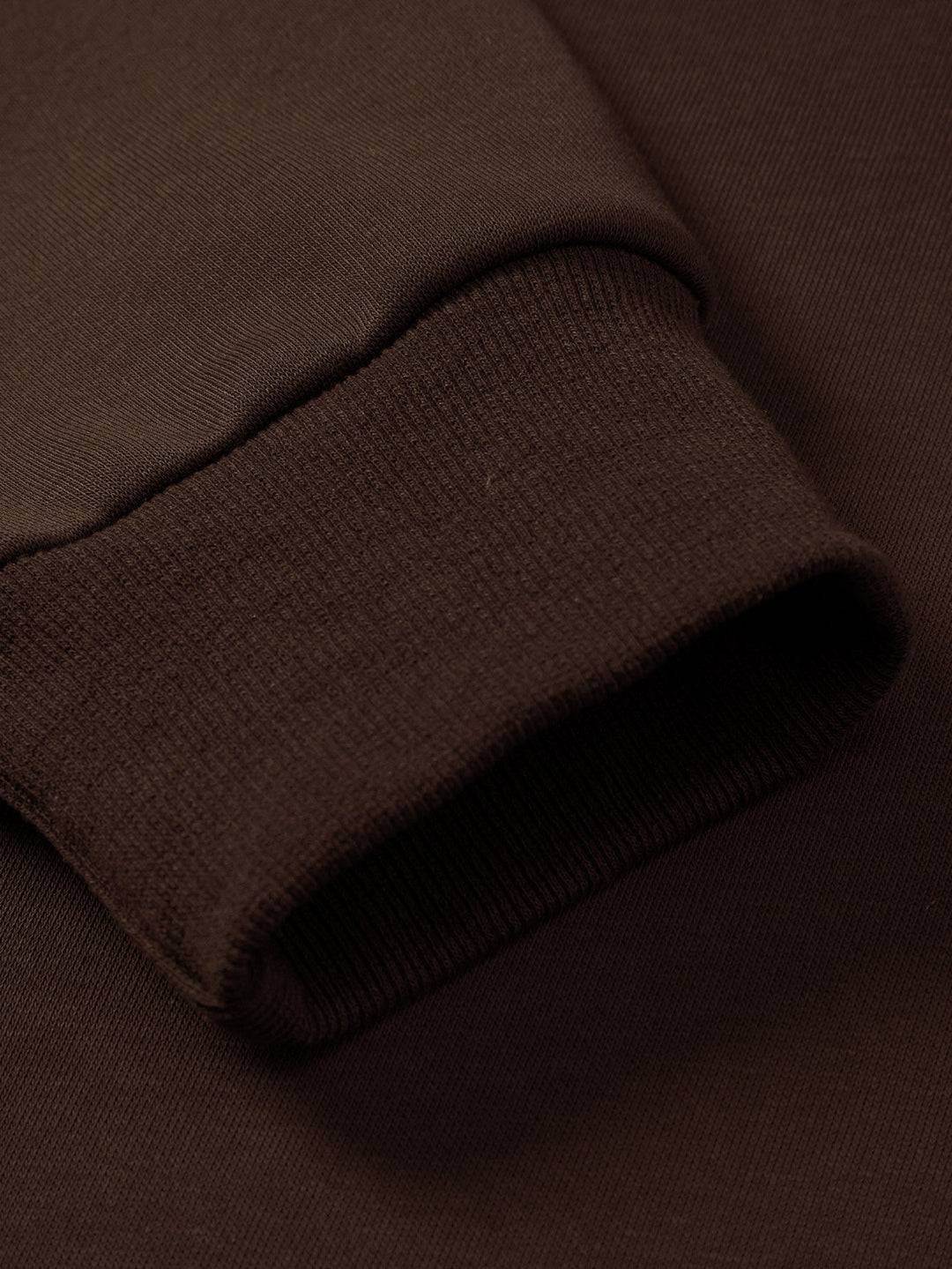 Relax Fit Contrast Corduroy Polo Collar Sweatshirt