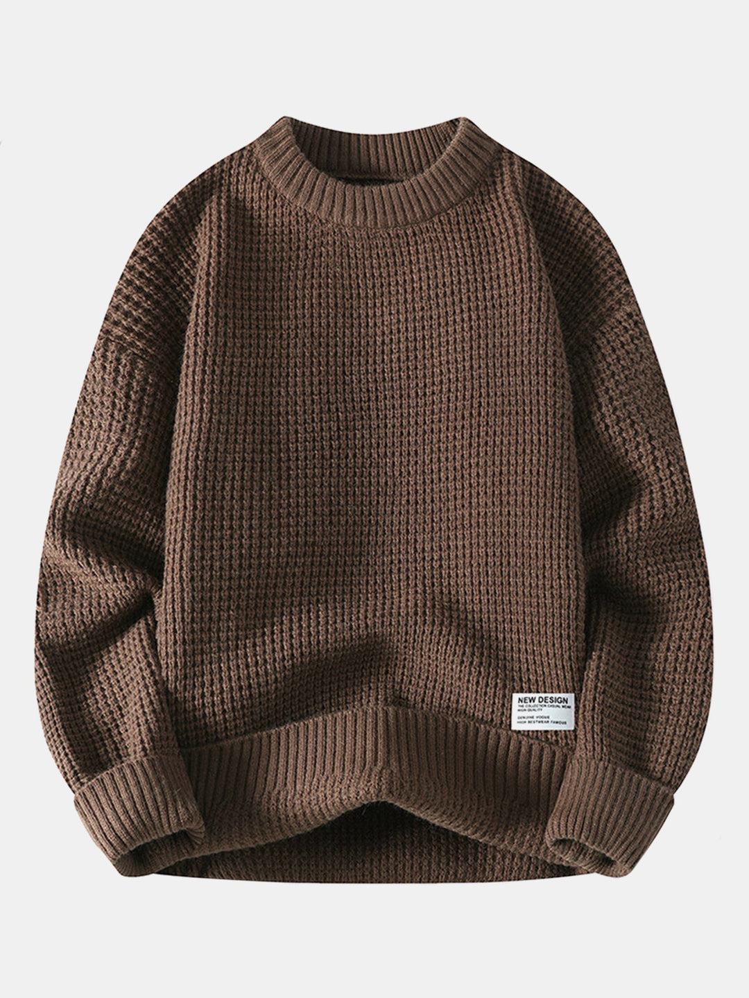Waffle Crew Neck Sweater