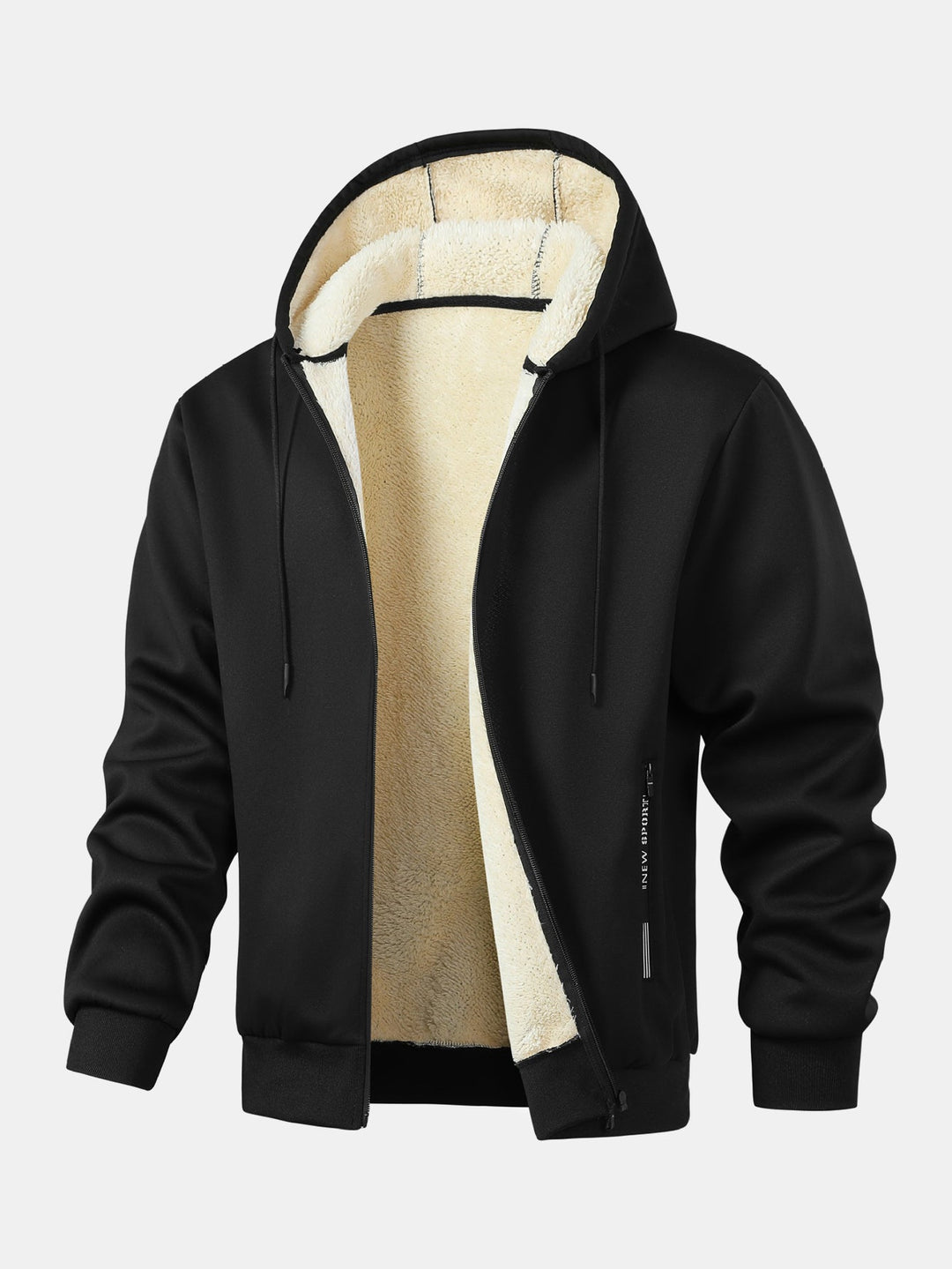 Teddy Lined Zip Up Hoodie & Jogger Pants