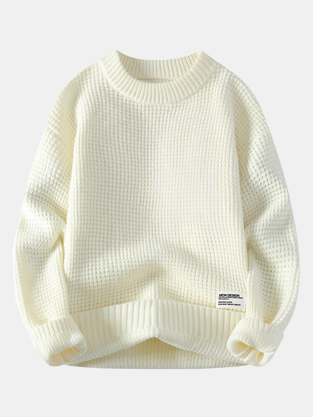 Waffle Crew Neck Sweater