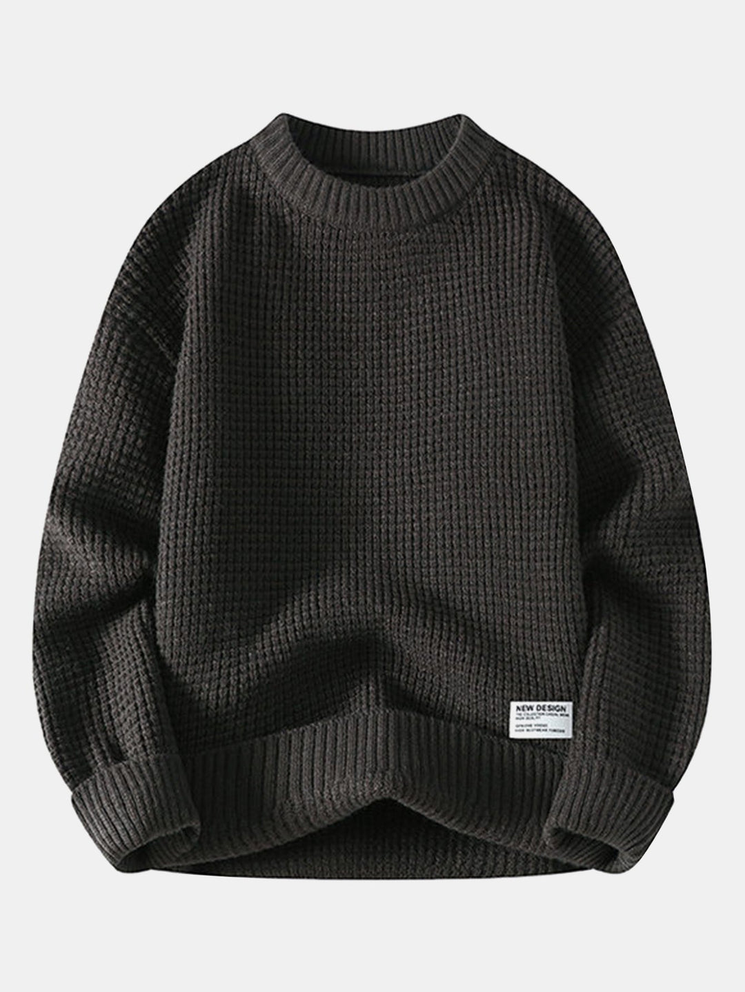 Waffle Crew Neck Sweater