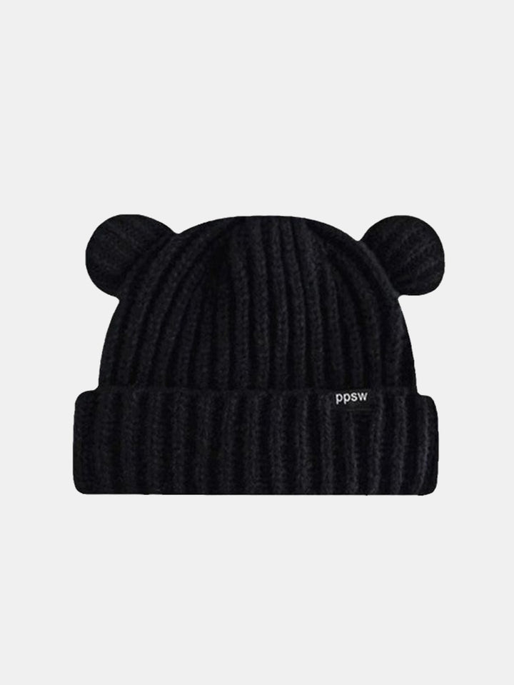 Cute Little Bear-shaped Warm Knitted Hat