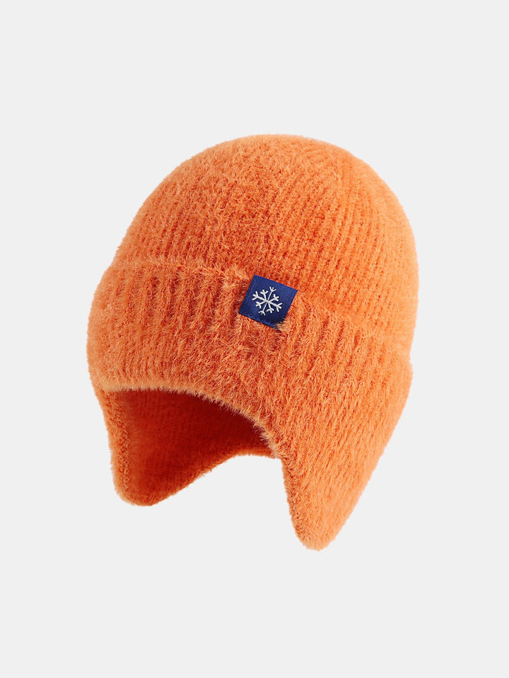 Winter Knit Beanie Hat With Ears Flaps Protection