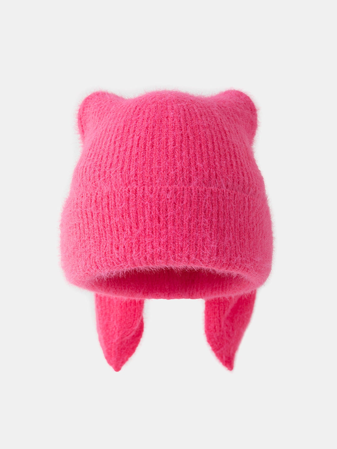 Cozy Knitted Bunny Ears Beanie Hat