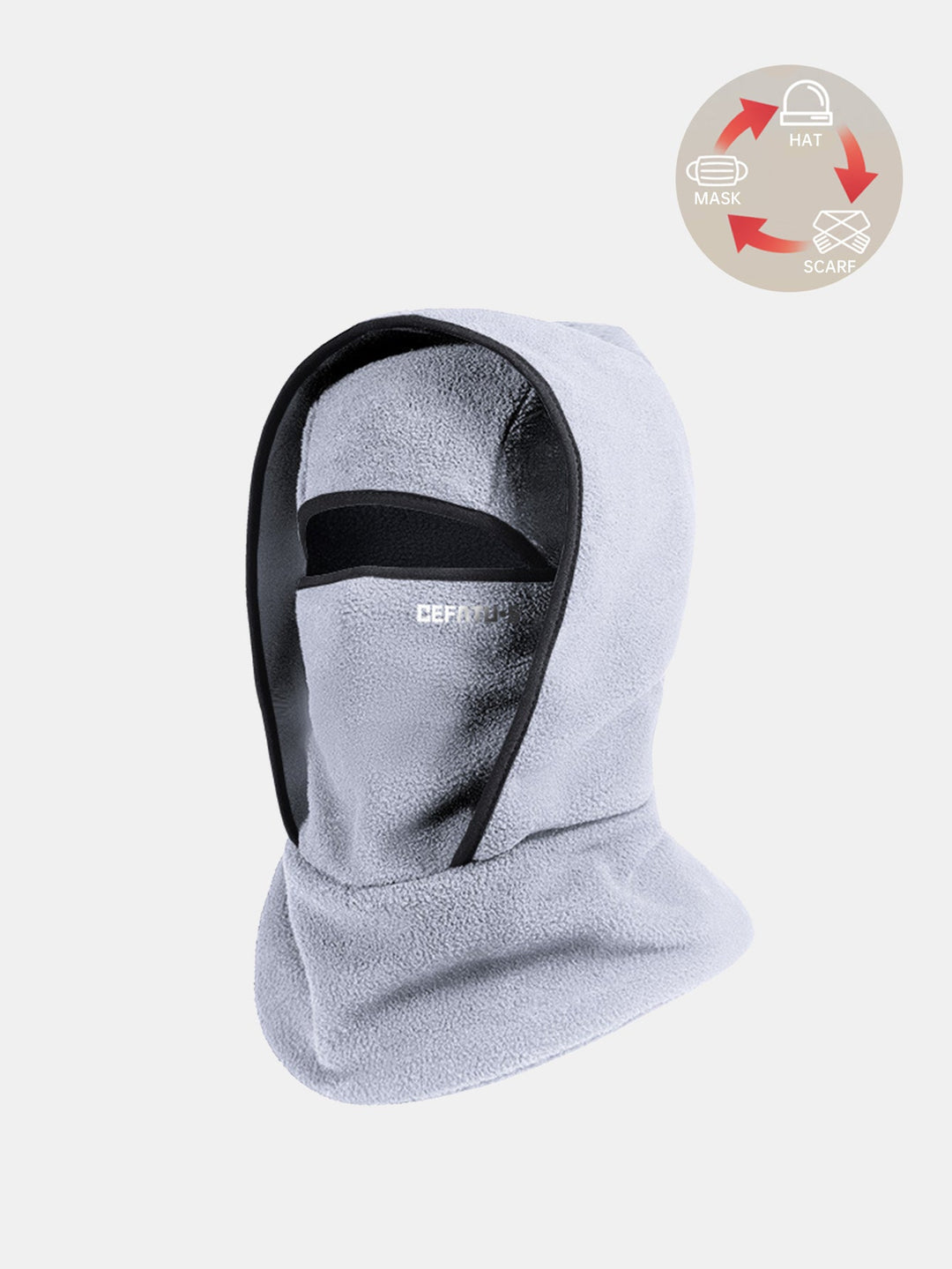 Outdoor Winter Warmth Three-in-one Design Balaclava Hat