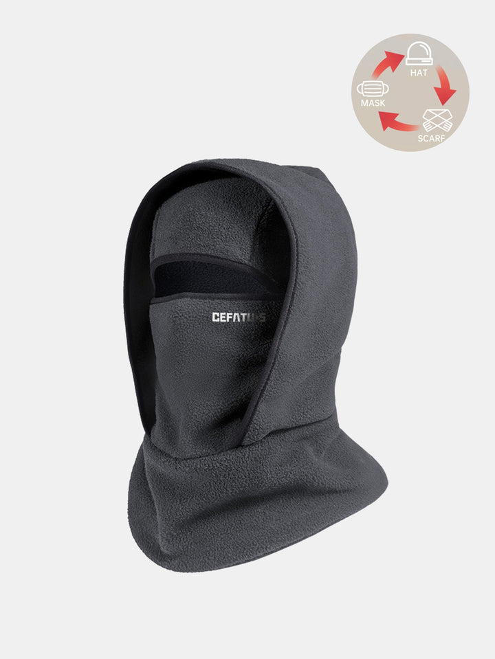 Outdoor Winter Warmth Three-in-one Design Balaclava Hat