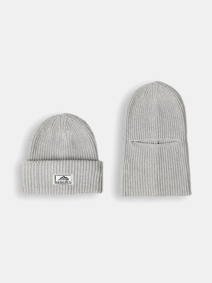 2-in-1 Winter Knitted Balaclava Hat