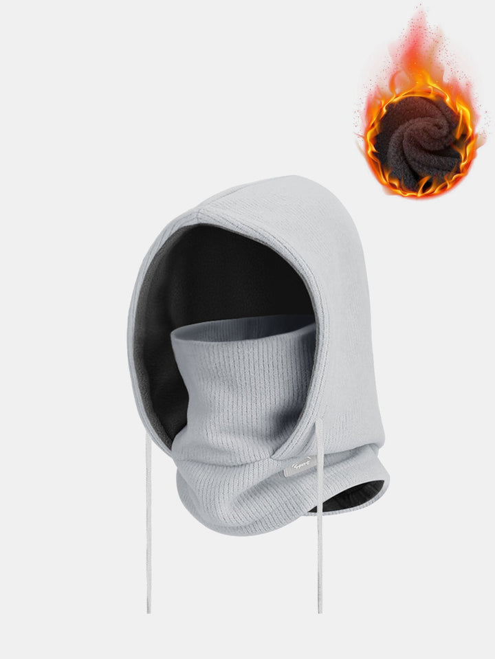 Unisex Warm Windproof Knitted Balaclava Hat With Ski Mask Face Cover