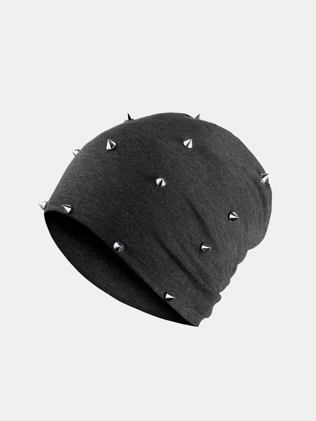 Vintage Punk Style Lightweight Warm Rivet Beanie Hat