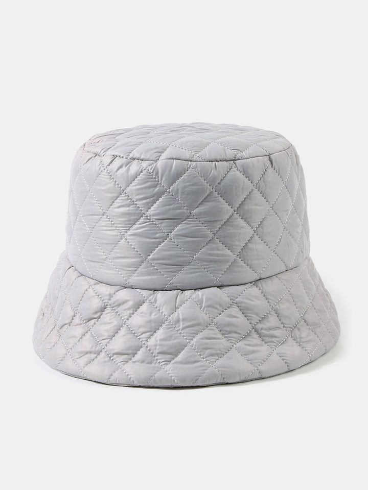 Ultra-light Thick Quilted Solid Color Fisherman Hat