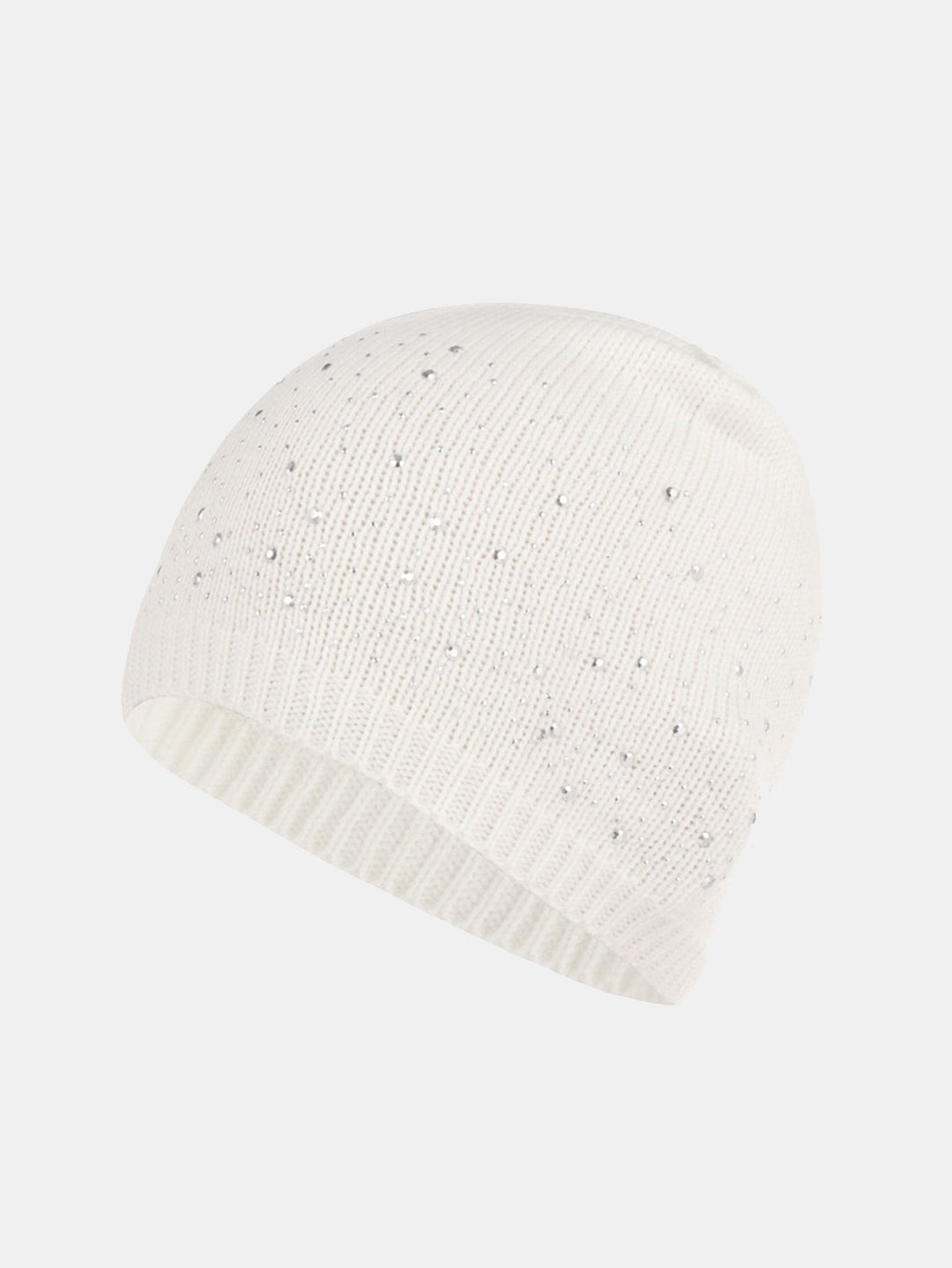 Dual-Sided Sparkling Rhinestone Fashionable Beanie Hat