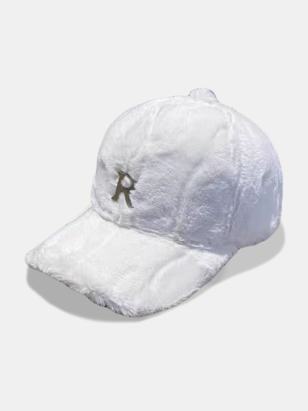 Fashion Warm Fleece-Lined Letter R Baseball Cap