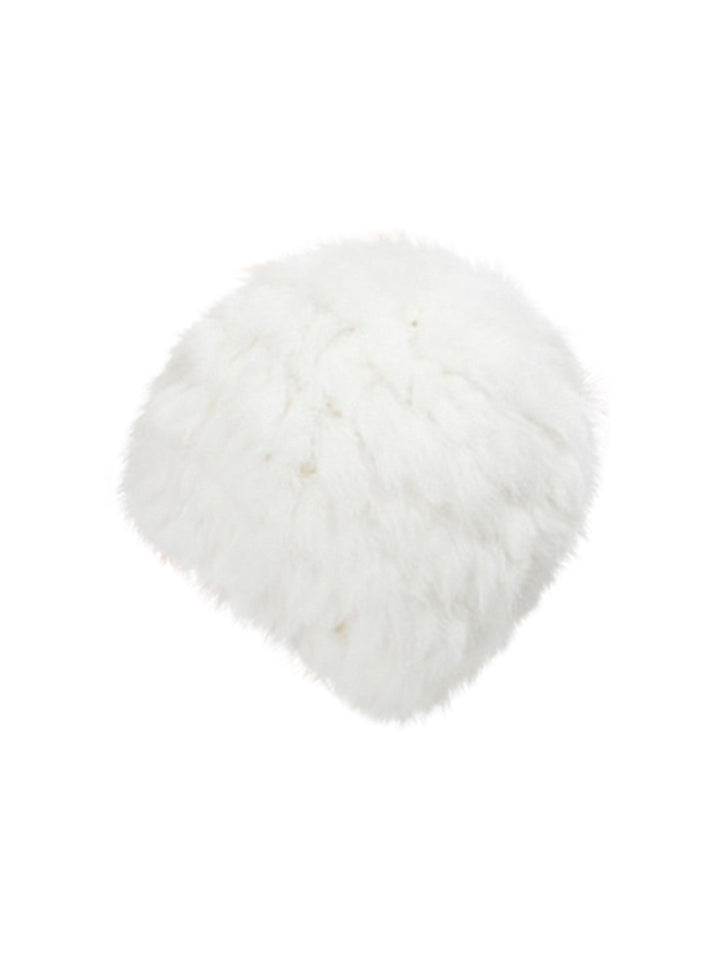 Winter Warm Faux Fur Knitted Hat