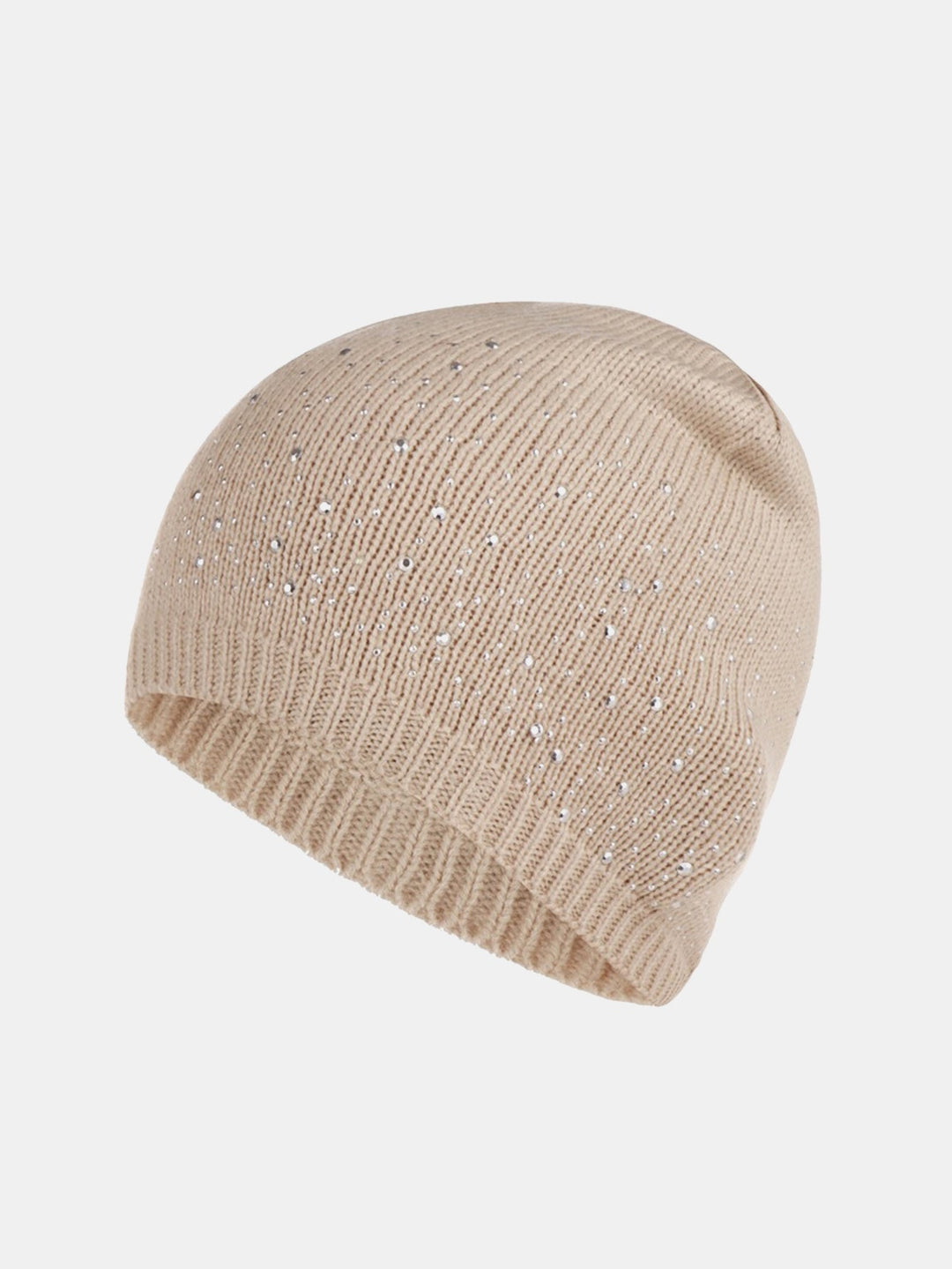 Dual-Sided Sparkling Rhinestone Fashionable Beanie Hat