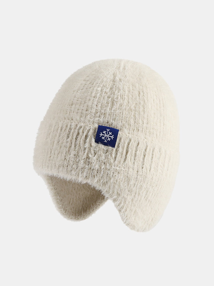 Winter Knit Beanie Hat With Ears Flaps Protection