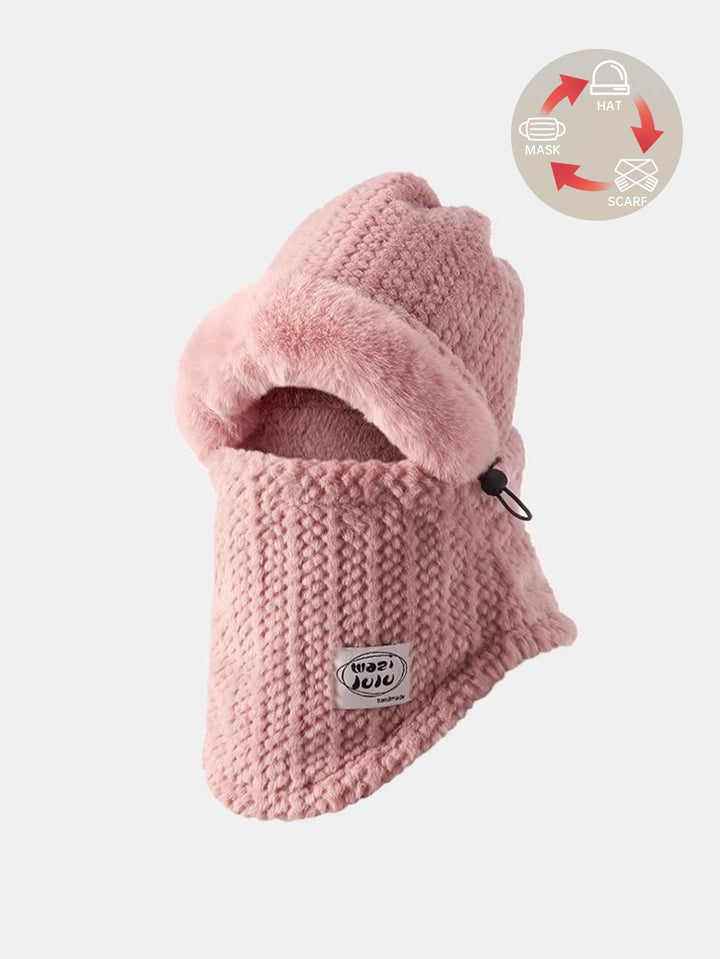 3-in-1 Plush Warm Balaclava Hat