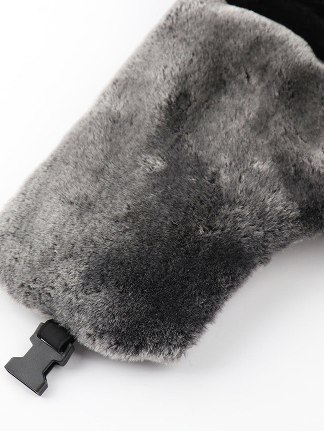 Outdoor Ski Protective Cap Warm Thick Leather Winter Hat With Face Mask