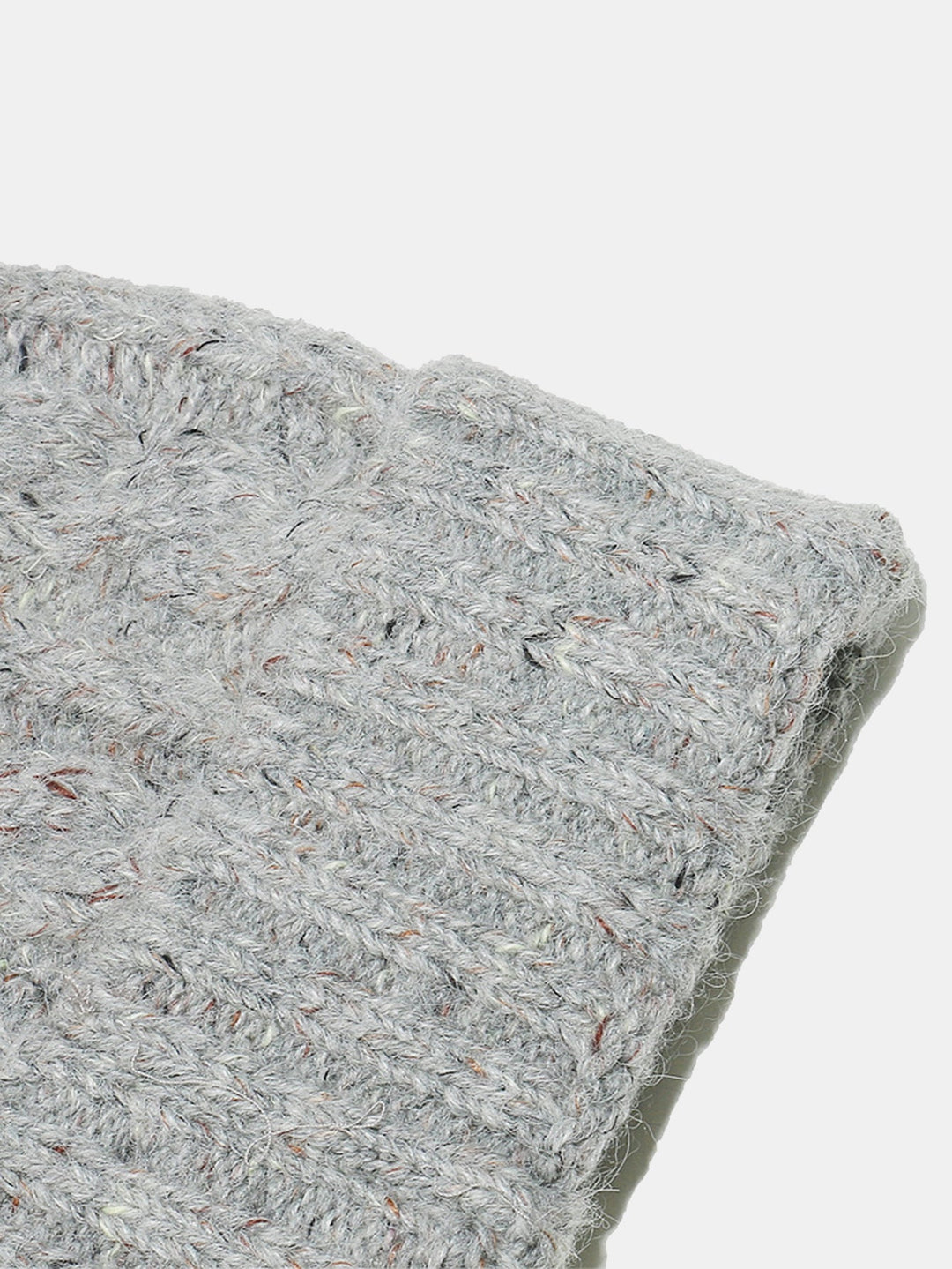 Warm Knitted Hat With Pompom