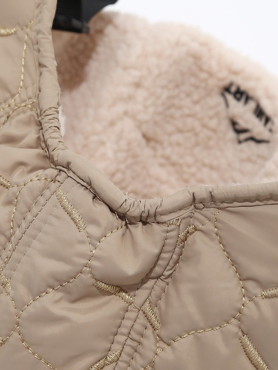 Winter Thickened Plush Warm Earflap Hat Reversible Design For Wearing On Both Sides