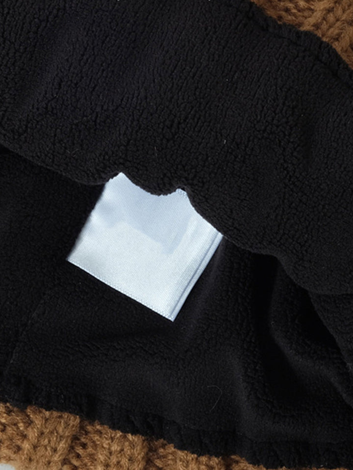 Dachshund Embroidered Pattern Thick And Warm Knitted Hat