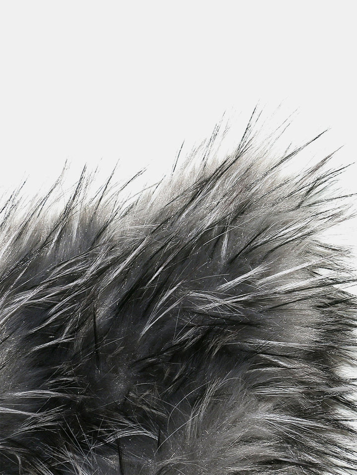 Faux Fox Fur Thickened Fur Plush Bucket Hat