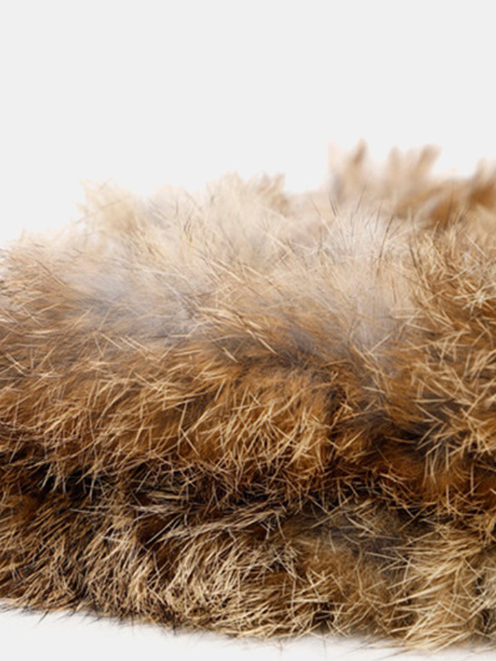 Winter Warm Faux Fur Knitted Hat