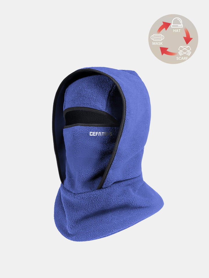 Outdoor Winter Warmth Three-in-one Design Balaclava Hat
