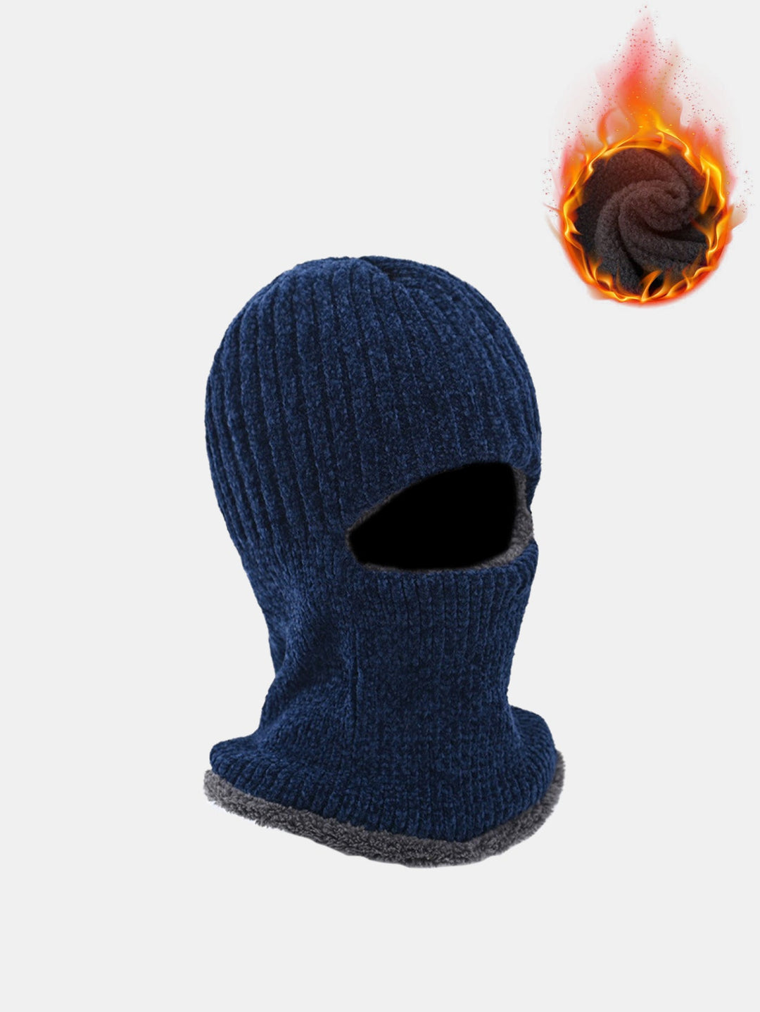 Winter Thermal Windproof Balaclava Hat With Face Mask