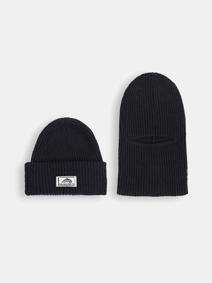 2-in-1 Winter Knitted Balaclava Hat