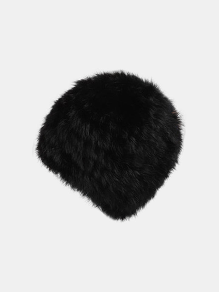 Winter Warm Faux Fur Knitted Hat
