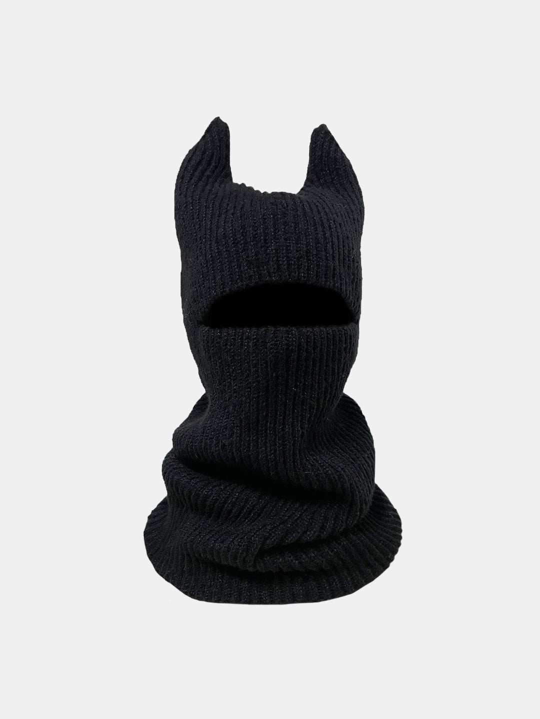 Solid Unisex Warm Winter Funky Rabbit Ear Knit Beanie Hat