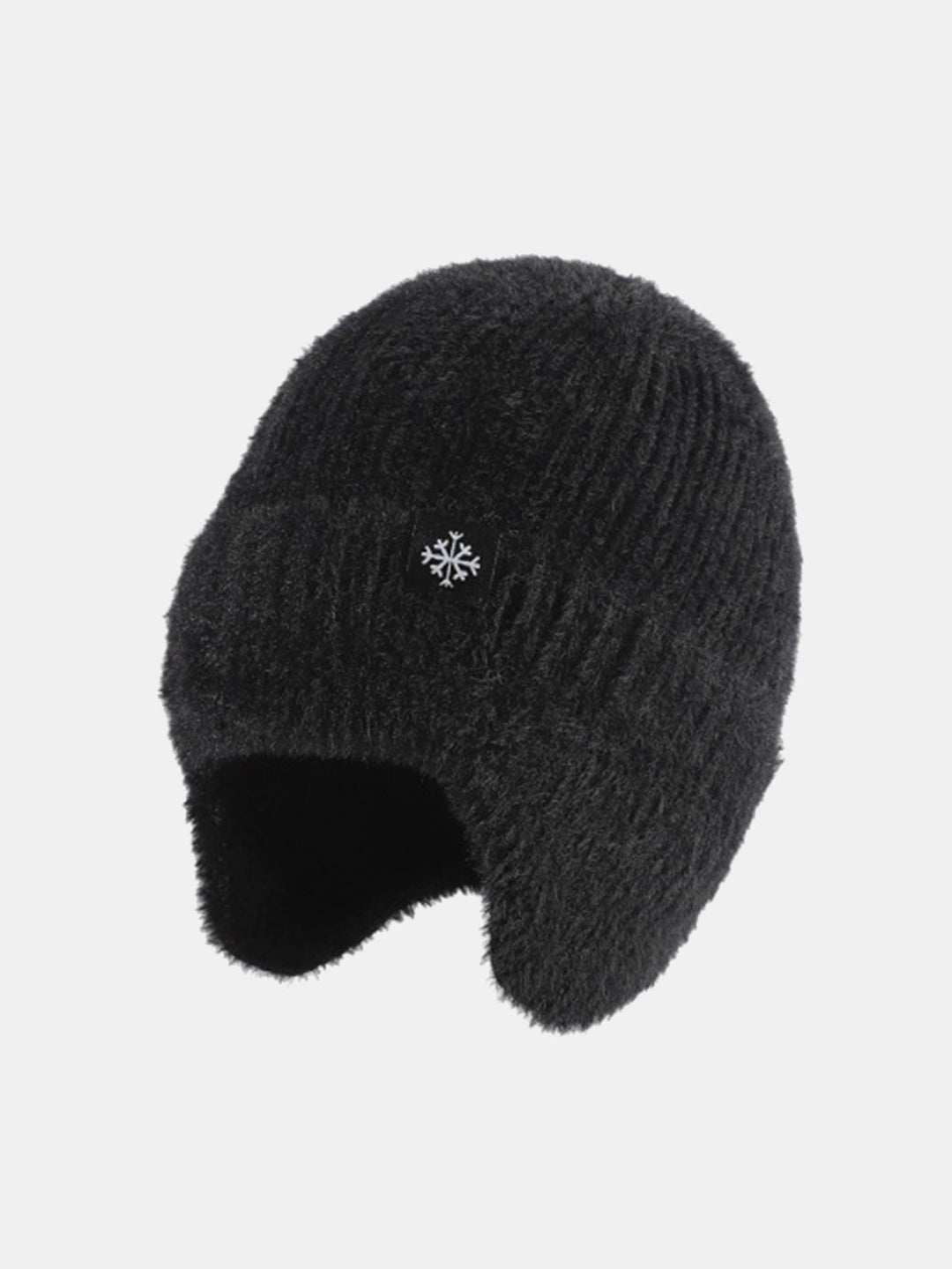 Winter Knit Beanie Hat With Ears Flaps Protection
