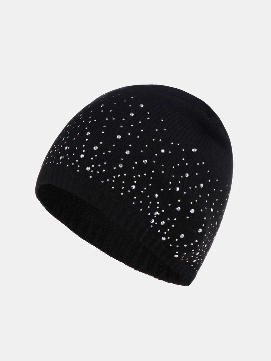 Dual-Sided Sparkling Rhinestone Fashionable Beanie Hat