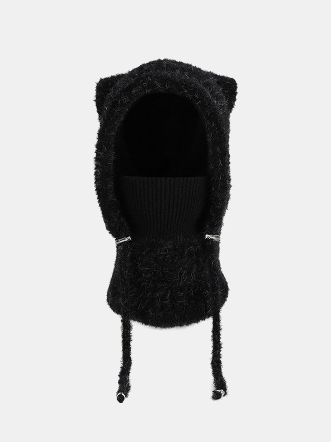 3-in-1 Fleece Lined Balaclava Knit Hat With Scarf Face Mask