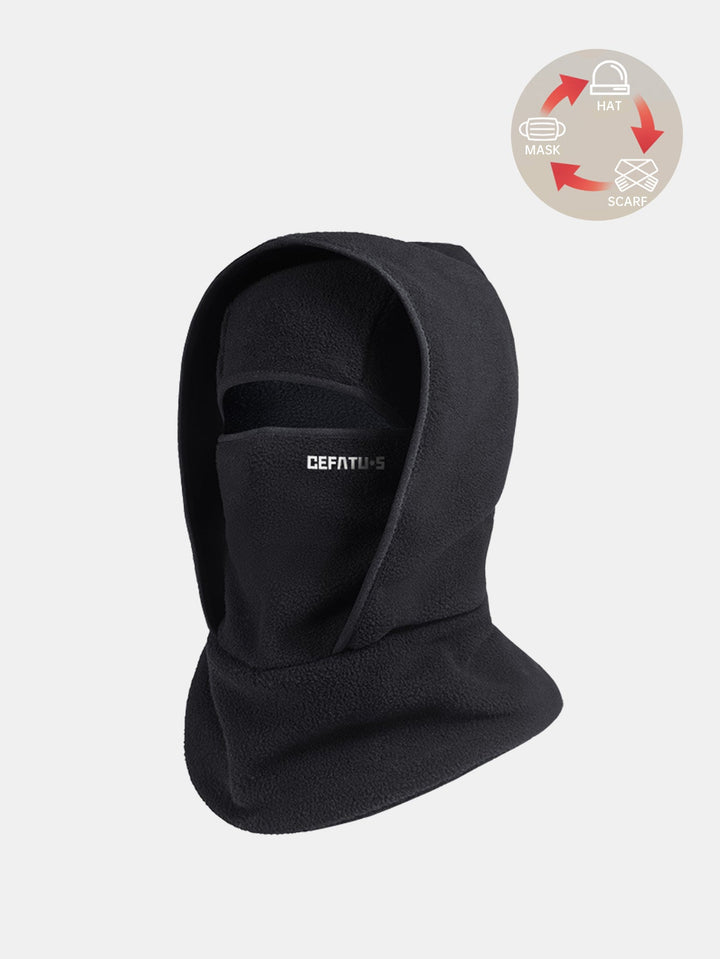 Outdoor Winter Warmth Three-in-one Design Balaclava Hat