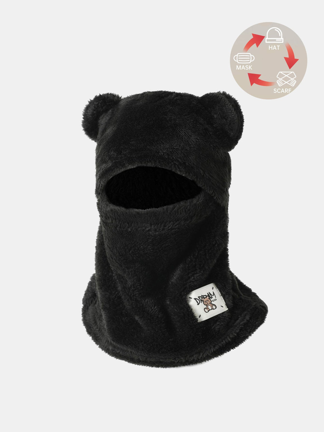 Bear Ear Hat Warm Balaclava Hat