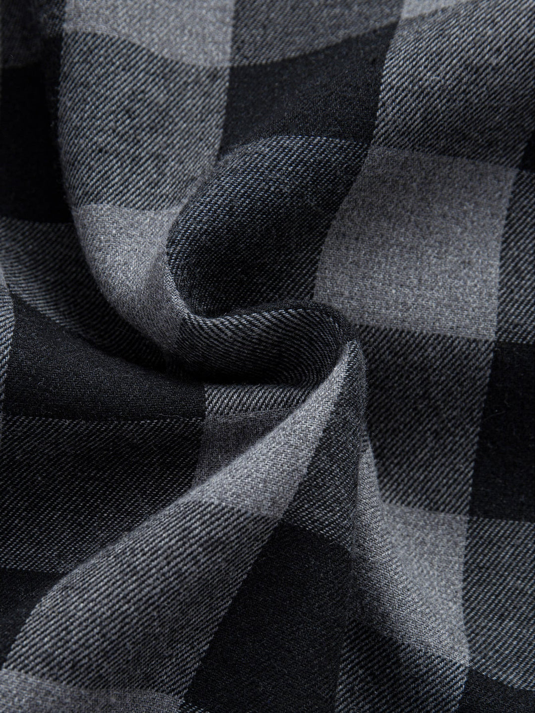 Teddy Lined Plaid Hooded Shirt