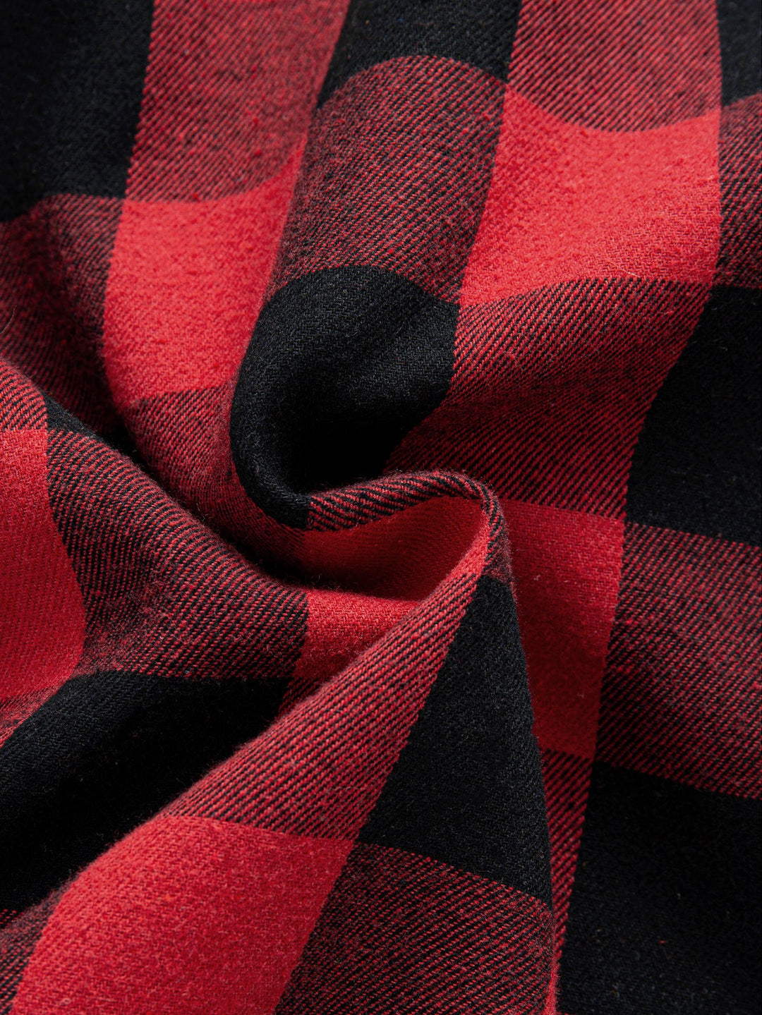 Teddy Lined Plaid Hooded Shirt