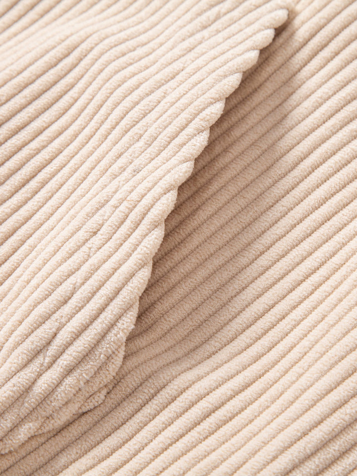 Corduroy Hoodie With Kangaroo Pocket & Corduroy Jogger Pants