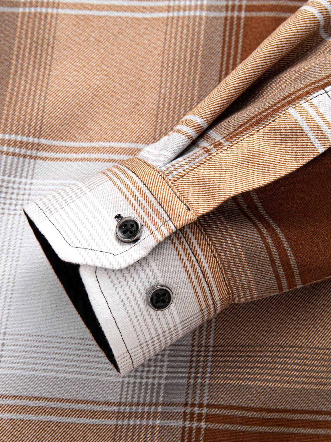 Fleece Lined Flannel Hooded Shirt