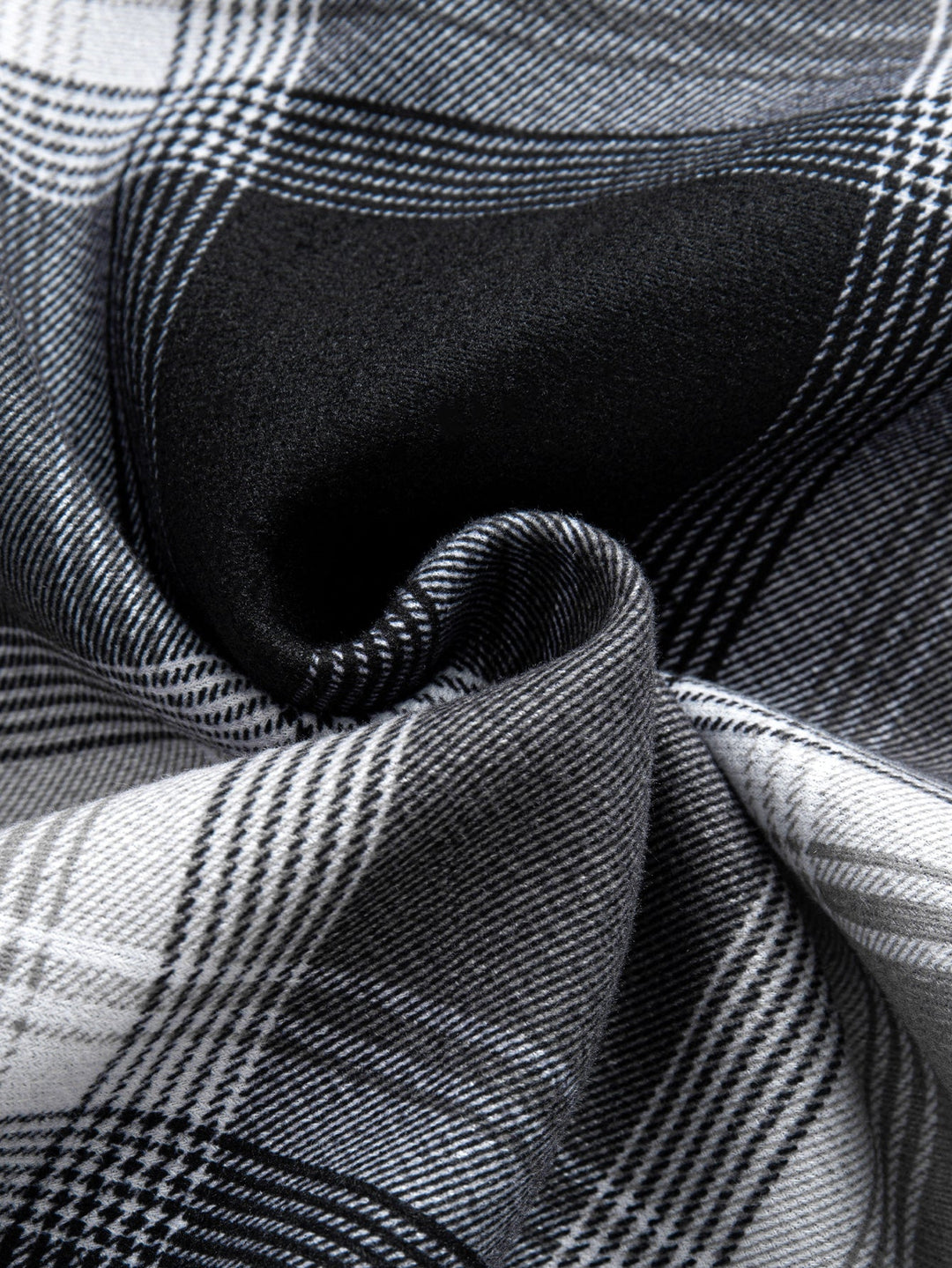 Fleece Lined Flannel Hooded Shirt