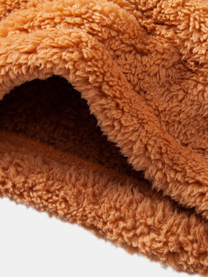 3 Pieces Quarter Zip Teddy Sweatshirts