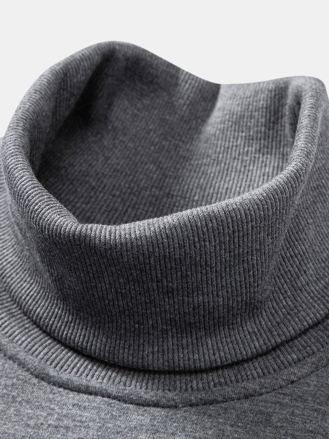 Teddy Fleece Lined Turtle Neck Sweatshirt