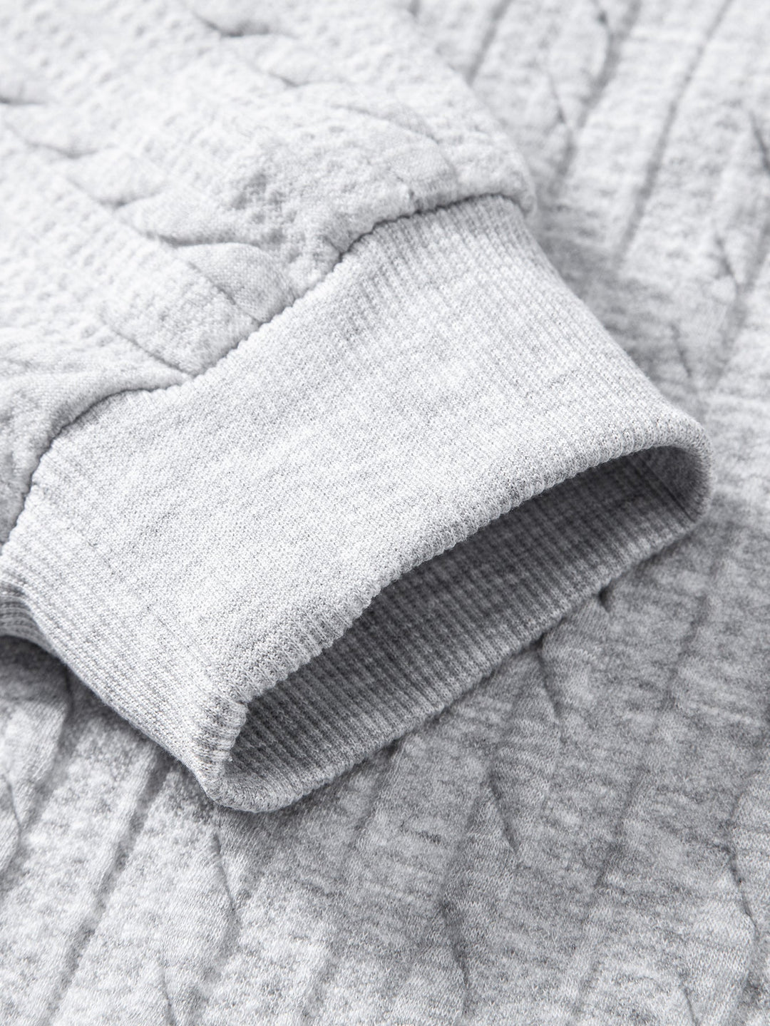 Relax Fit Twisted Jacquard Polo Sweatshirt