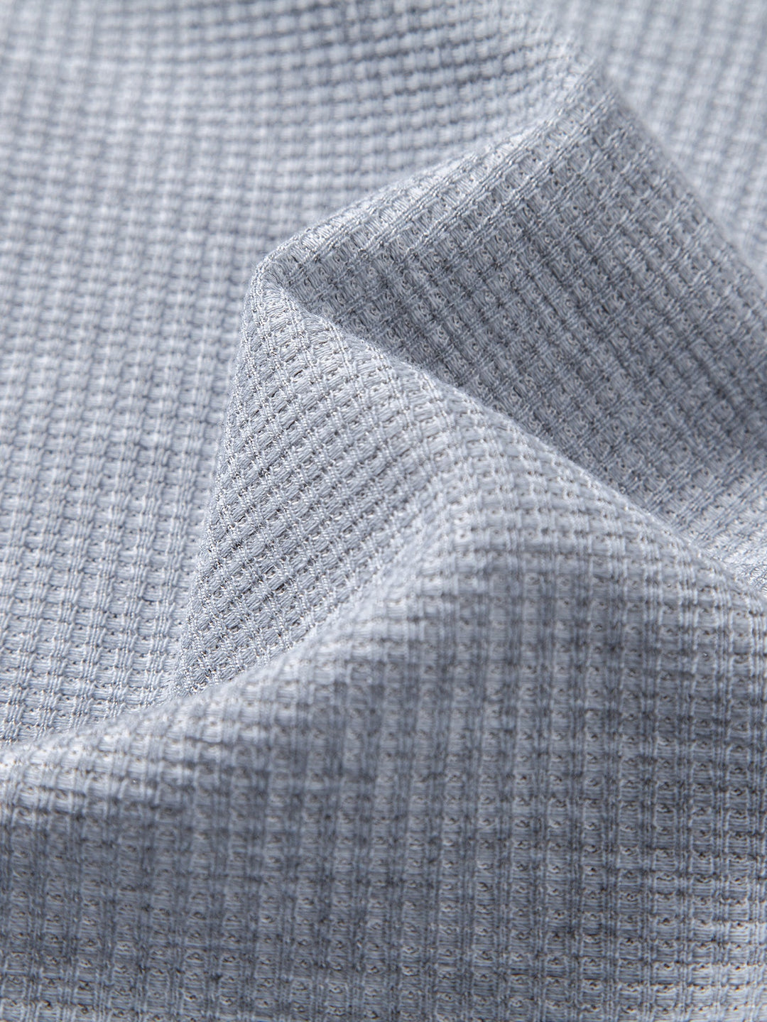 2 In 1 Henley Collar Waffle T-Shirt