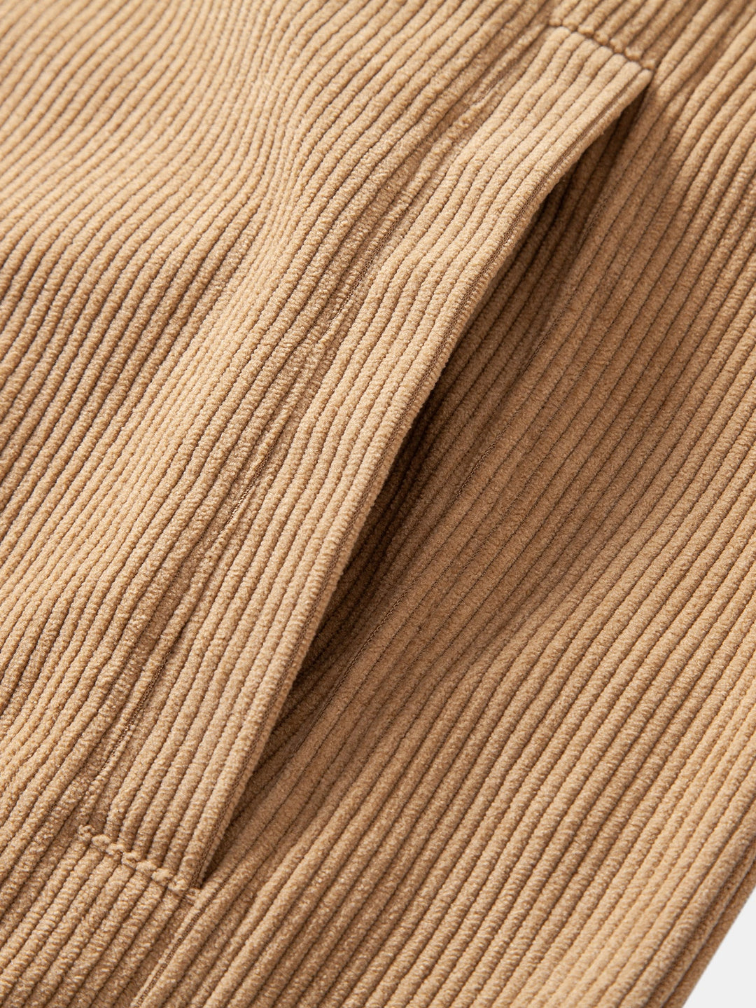 Relax Fit Corduroy Half-Zip Hooded Pullover & Straight Leg Corduroy Pants