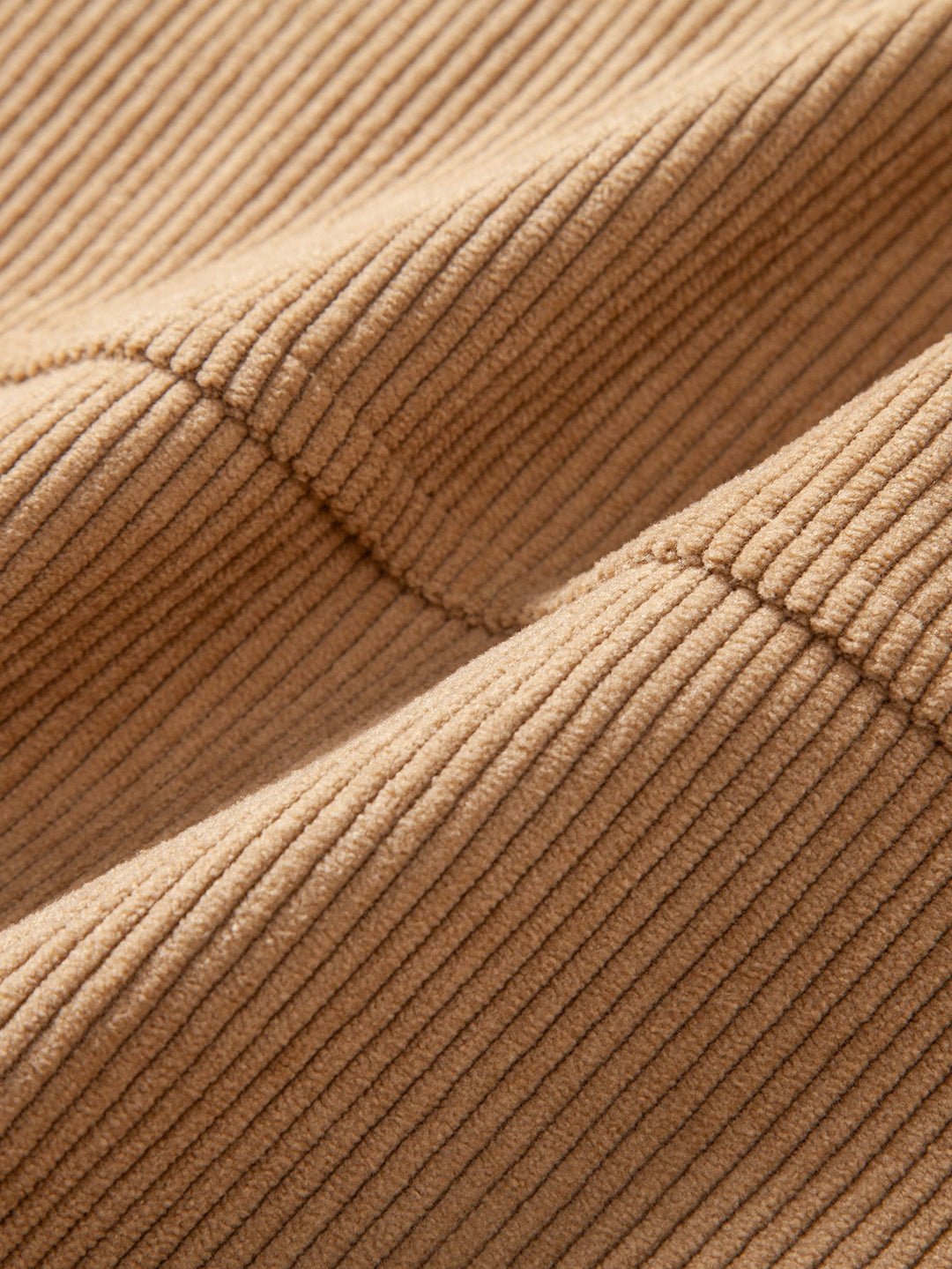 Relax Fit Corduroy Half-Zip Hooded Pullover & Straight Leg Corduroy Pants