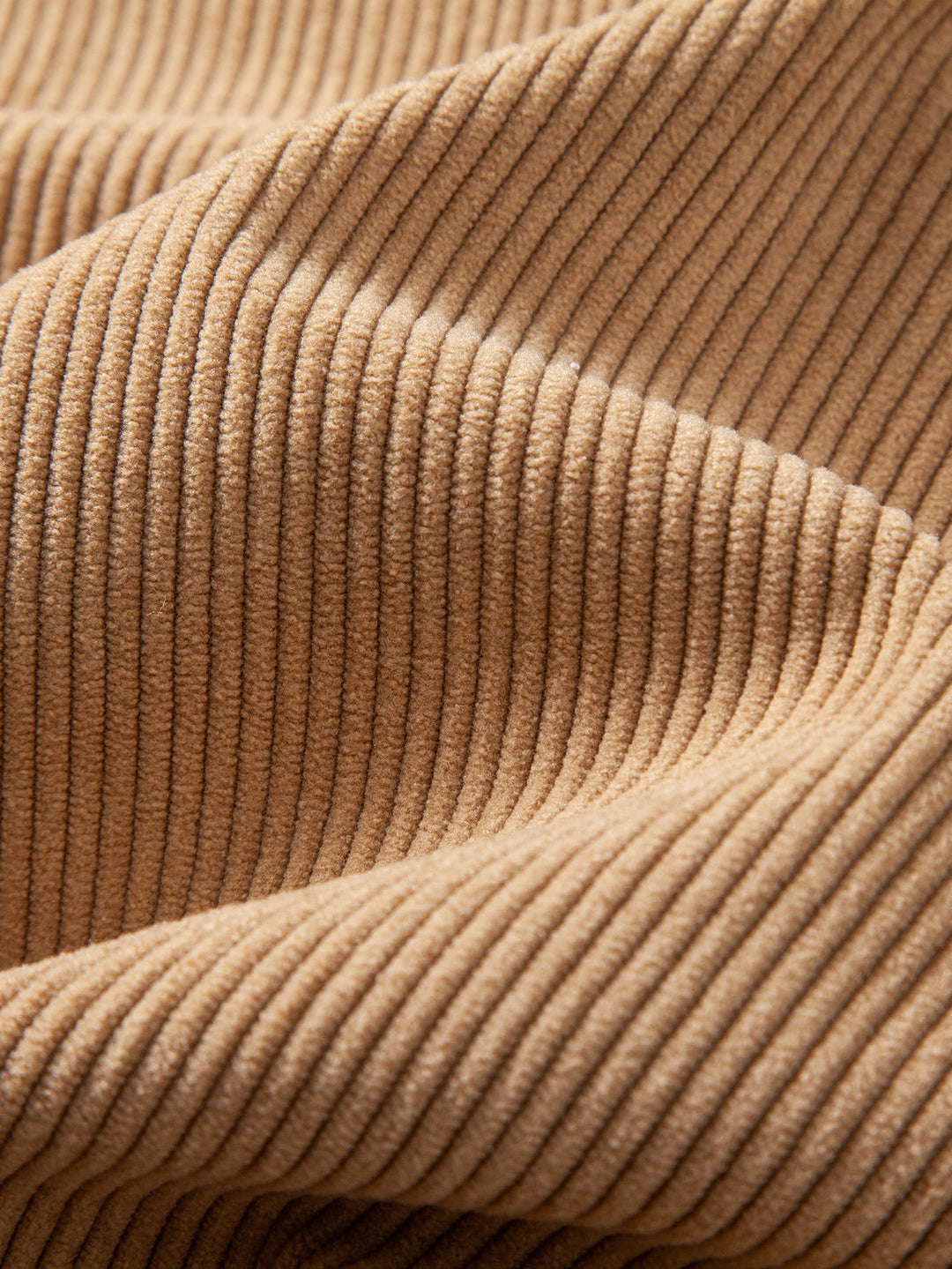 Relax Fit Corduroy Half-Zip Hooded Pullover